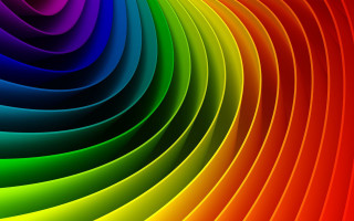 Colorful spiral rainbow black triadic - triadic free wallpaper