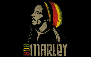 Man reggae hat words background - a silk screen free wallpaper