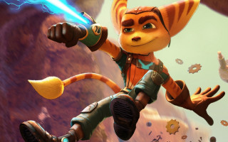 Cartoon character flying lightsaber cat - a light saber free wallpaper