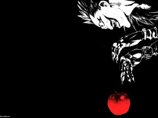 Demon woman apple gothic red - back and a demon free wallpaper