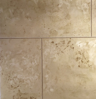 White toilet tiled wall bathroom - the side of it free wallpaper