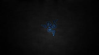 Dark background blue snake side - computer graphic free wallpaper