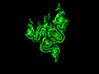 Green fire glowing eyes magic - 4 k wallpaper free wallpaper