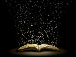 Open book musical notes black - musical note free wallpaper