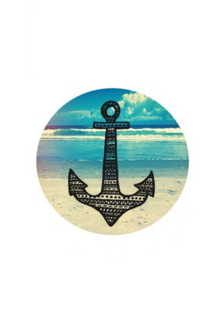 Anchor beach sky circle blue - the beach free wallpaper
