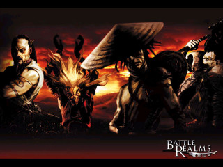 People red sky demon group - baiōken eishun free wallpaper for desktop
