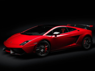Red sports car dark room 55 - a red sports car free wallpaper