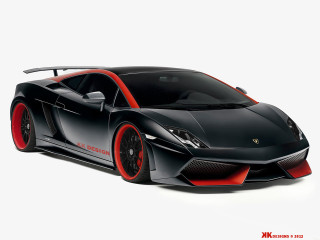 Black red lamb car red - the front of the car free wallpaper