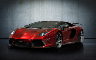 Red sports car dark room 35 - a red sports car free wallpaper