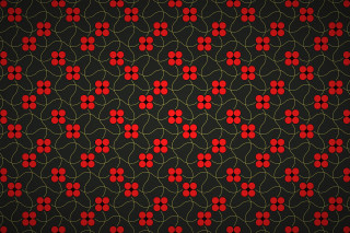Red black background circles leaves - circle free wallpaper