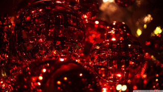 Red lights on table in - a table together free wallpaper