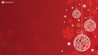 Red christmas background white ornaments - lyco art free wallpaper