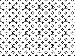 Black white louis vuitton pattern - a silk screen free wallpaper