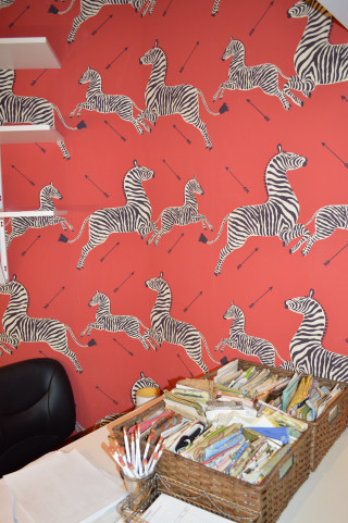 Zebra pattern wall basket books - andries stock free wallpaper
