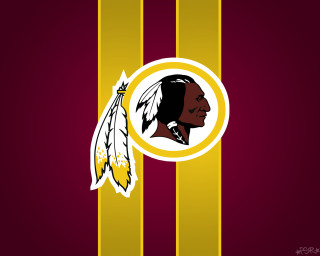 Washington football logo striped red - striped free wallpaper