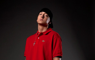 Man red shirt black hat 2 - plasticien free wallpaper