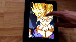 Person pointing tablet dragon digital - a hand free wallpaper