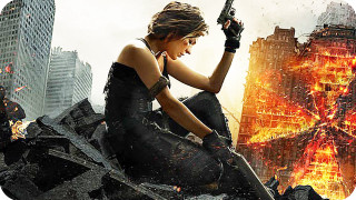 Woman holding gun city fireball - a fireball in the background free wallpaper