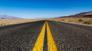Long straight road yellow lines - yellow line free wallpaper