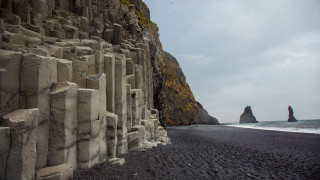 Rocky beach rock formation bird 2 - evaline ness free wallpaper