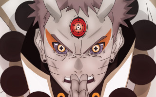 Cartoon character red eye nose - front of him free wallpaper