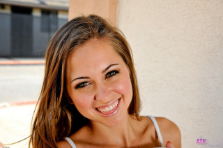 Woman smiling coffee cup building - free portrait wallpaper
