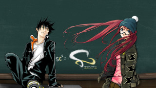Man woman sitting chalkboard writing - a chalkboard free wallpaper