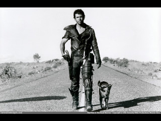 Man dog desert road bird - a dirt road in the desert free wallpaper