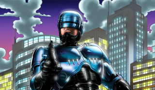 Man blue suit gun city - a blue suit holding free wallpaper