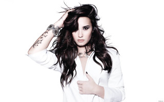 Woman long hair tattoos arms 2 - aramenta dianthe vail free wallpaper