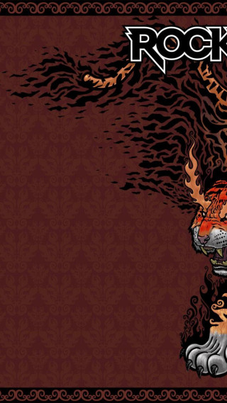 Tiger rock band on back - a tiger free wallpaper
