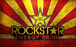 Rock star energy drink sign - energetic free wallpaper