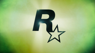 Star green background black r - the middle free wallpaper