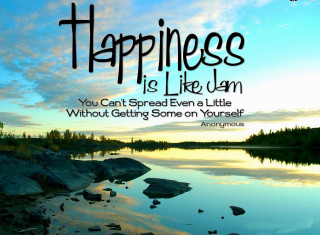 Lake happiness quote peaceful serenity - happy free wallpaper