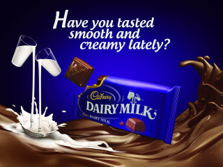 Chocolate bar milk pouring splashing - a chocolate bar free wallpaper
