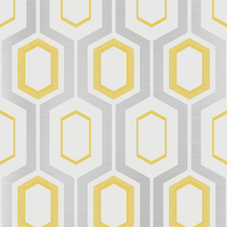 Yellow gray hexagonal pattern abstract - hexagonal free wallpaper