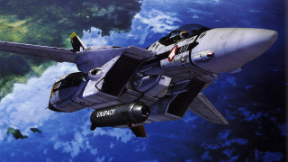 Fighter jet flying sky ocean 2 - the sky over the ocean free wallpaper