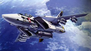 Fighter jet flying ocean land - doug wildey free wallpaper
