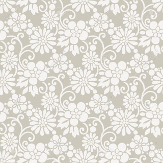 White floral pattern gray background - shutter shutter free wallpaper