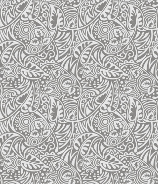 Gray white paisley pattern swirls 2 - paisley pattern free wallpaper