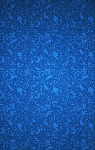 Blue background floral pattern side - floral free wallpaper