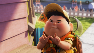 Cartoon character hat scarf house - western free wallpaper