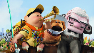 Cartoon trumpet dog children park - a bowl of food free wallpaper