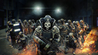 Soldiers fire street gun helmet - a fire free wallpaper