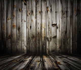 Wooden floor wooden wall ambient - an ambient occlusion free wallpaper