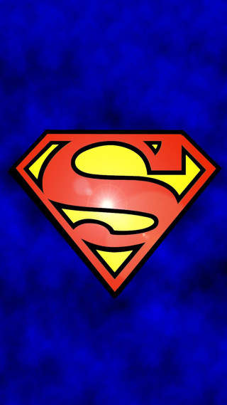 Superman logo blue background red 3 - a superman logo free wallpaper