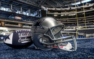 Football helmet football carpet stadium - a digital rendering free wallpaper