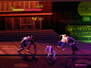 Group playing game street neon - dead free wallpaper