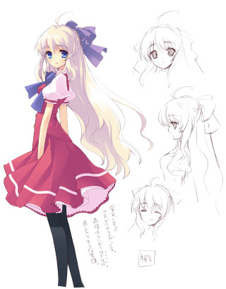 Girl dress long hair bow - hint of yayoi kasuma free wallpaper