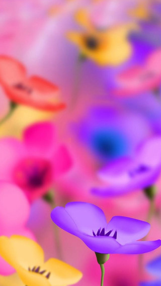 Flowers grass pink blur bokeh - the grass free wallpaper